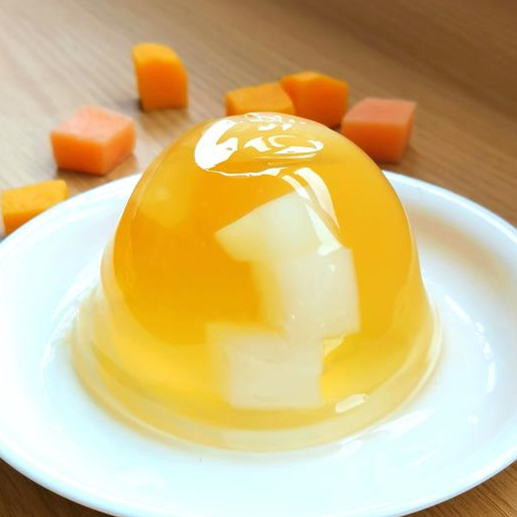 Mandarin segments in jelly